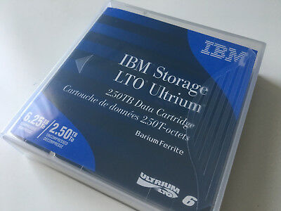 00V7590-5PK - IBM LTO Ultrium-6 2.5TB/6.25TB Barium Ferrite (BAFE) Data Cartridge 5-Pack