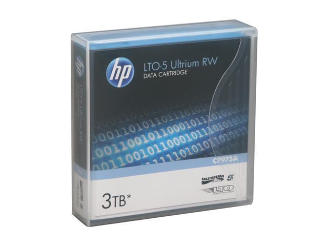 HP C7975AN LTO-5 Backup Tape Cartridge (1.5TB/3.0TB) Library Pack of 20 w/Barcode Labels